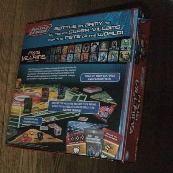TARGET Justice League Axis of Villains Strategy Board Game Heroes VS Villains - Picture 2 of 6